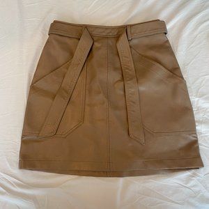 Leather Mini Skirt